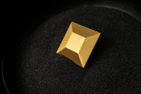 Bijou Polly Knob 2-3/4'' Square Brushed Golden Brass Finish B076558-BGB