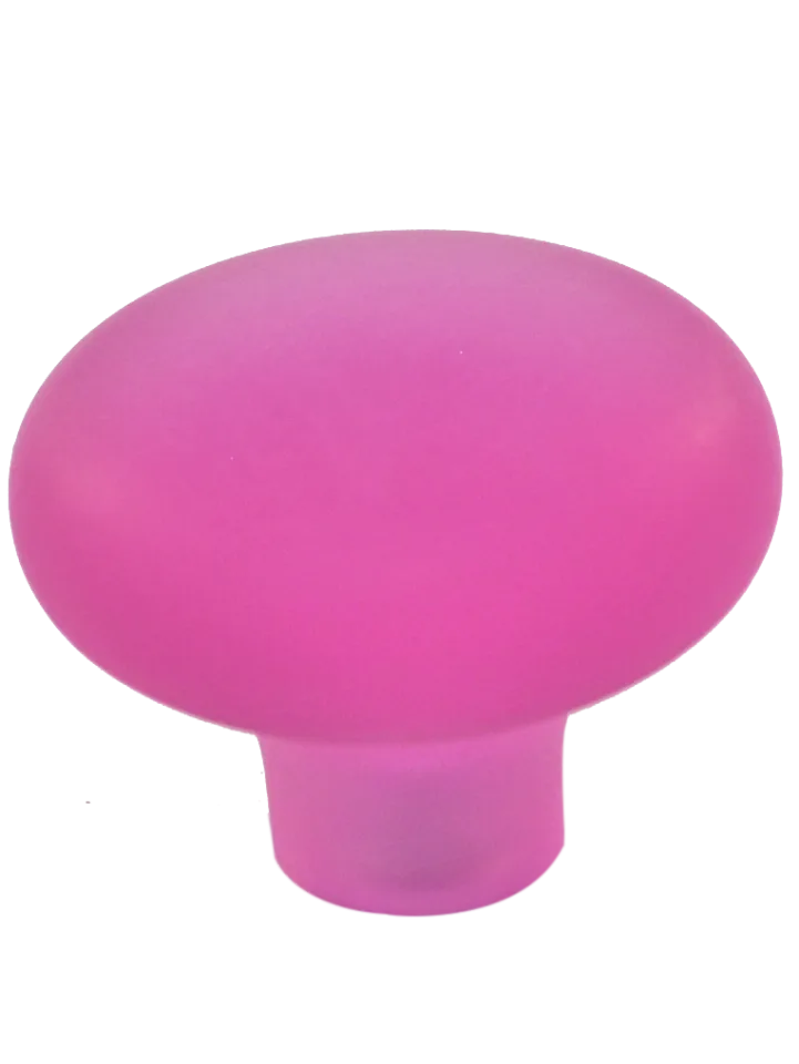 Fuchsia Frost Mushroom Knob