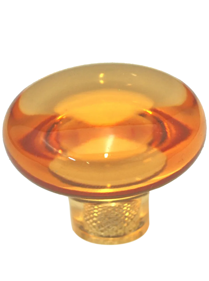 Mango Clear Mushroom Knob