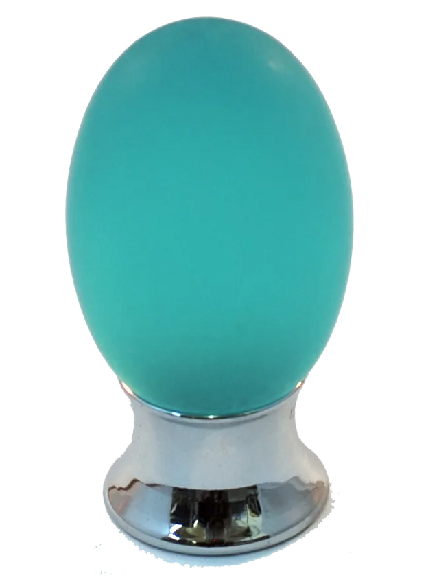 Athens Turquoise Polyester with Solid Brass Knobs 101-CM001-PB