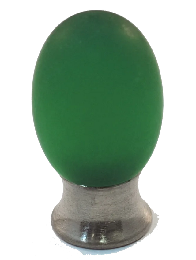 Athens Green Polyester with Solid Brass Knobs 101-CM014-PB