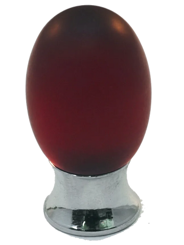 Athens Red Polyester with Solid Brass Knobs 101-CM018-PB