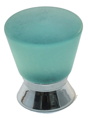 Athens Turquoise Polyester with Solid Brass Knobs 102-CM001-PB