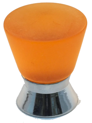 Athens Amber Polyester with Solid Brass Knobs 102-CM011-PB