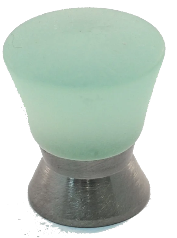 Athens Light Green Polyester with Solid Brass Knobs 102-CM019-PB