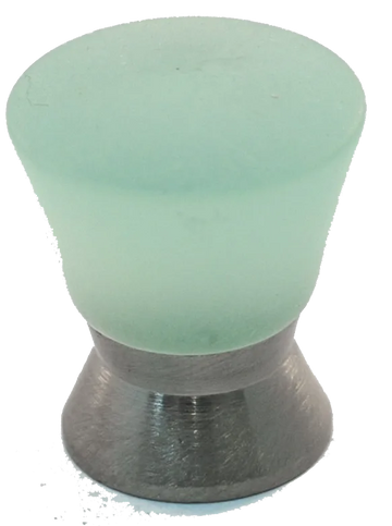 Athens Light Green Polyester with Solid Brass Knobs 102-CM019-PB