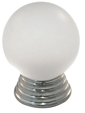 Athens Clear Polyester with Solid Brass Knobs 106-CM006-PB