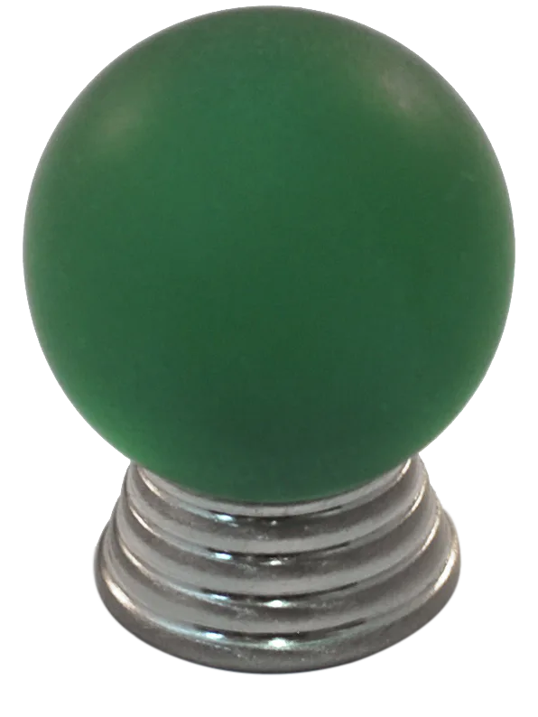 Athens Green Polyester with Solid Brass Knobs 106-CM014-PB