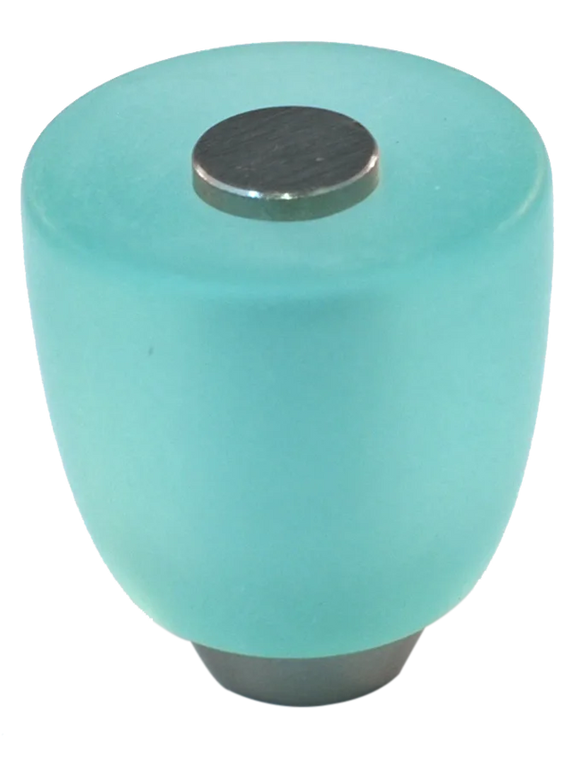 Athens Turquoise Polyester with Solid Brass Knobs 108-CM001-PB