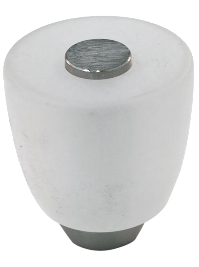 Athens Clear Polyester with Solid Brass Knobs 108-CM006-PB