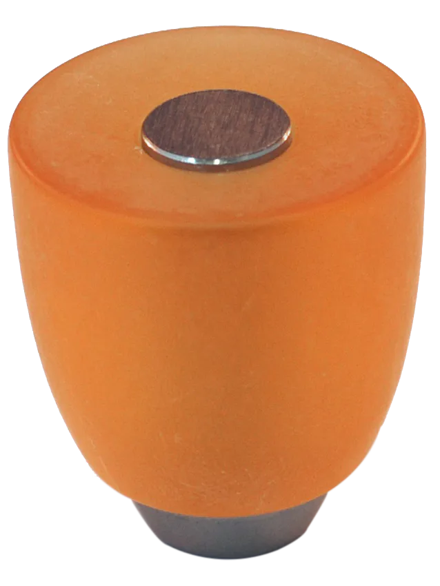 Athens Amber Polyester with Solid Brass Knobs 108-CM011-PB