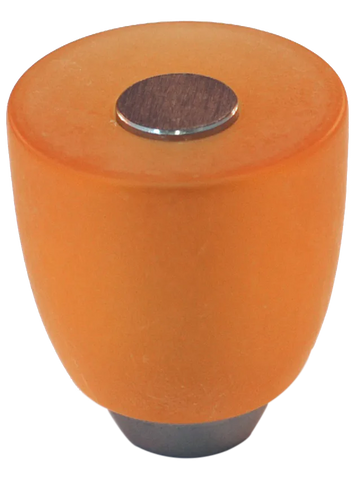 Athens Amber Polyester with Solid Brass Knobs 108-CM011-PB