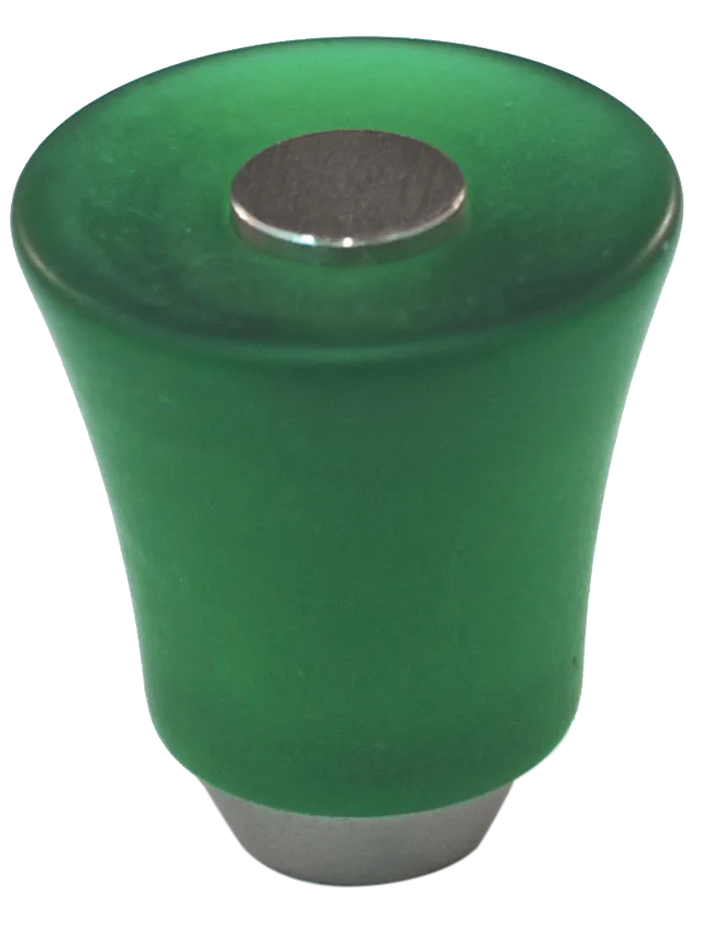 Athens Green Polyester with Solid Brass Knobs 109-CM014-PB