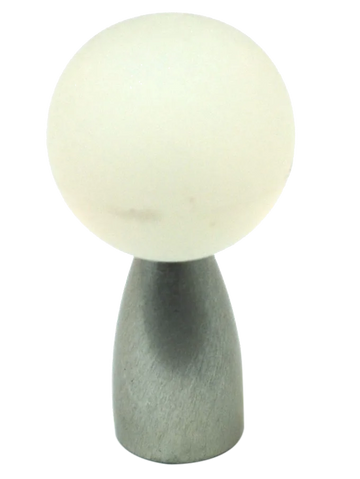 Athens Clear Polyester with Solid Brass Knobs 111-CM006-PB