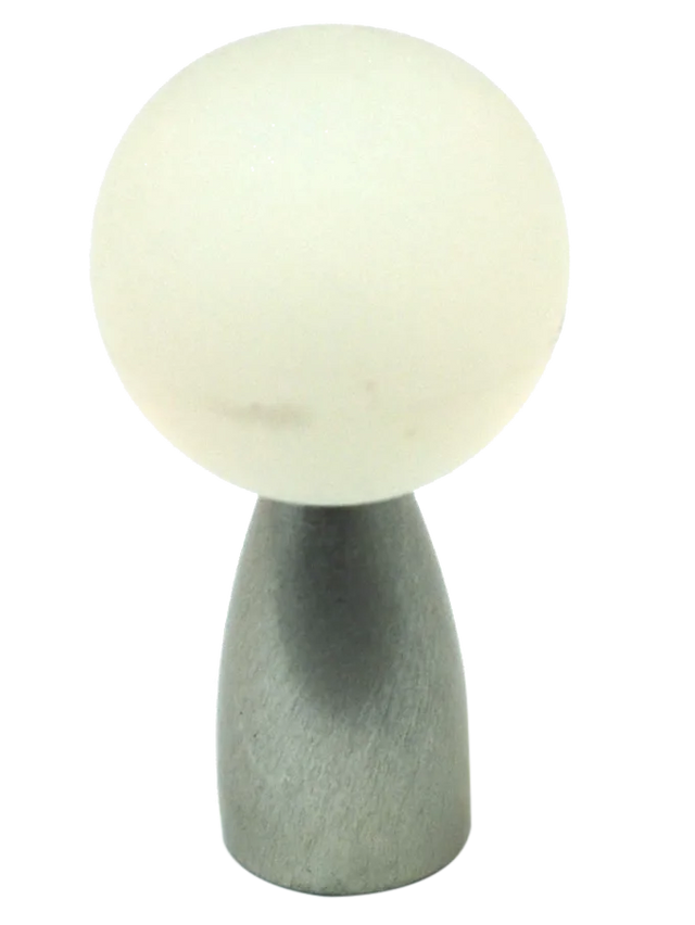 Athens Clear Polyester with Solid Brass Knobs 111-CM006-PB