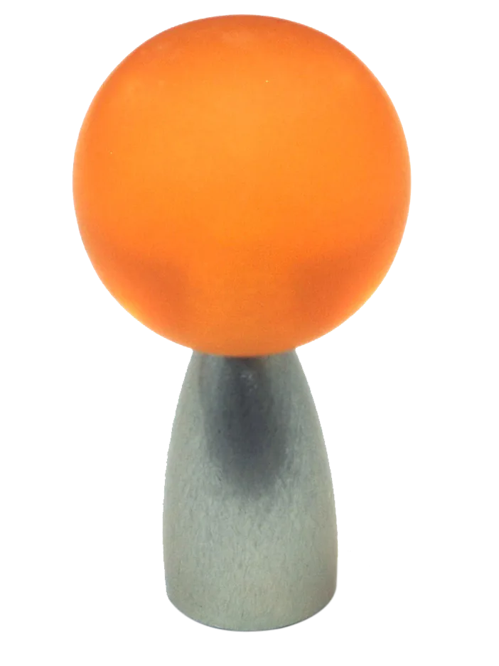 Athens Amber Polyester with Solid Brass Knobs 111-CM011-PB
