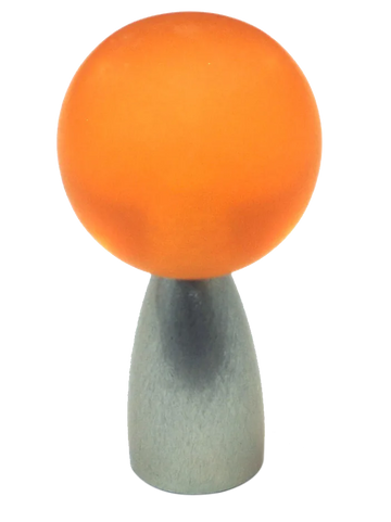 Athens Amber Polyester with Solid Brass Knobs 111-CM011-PB