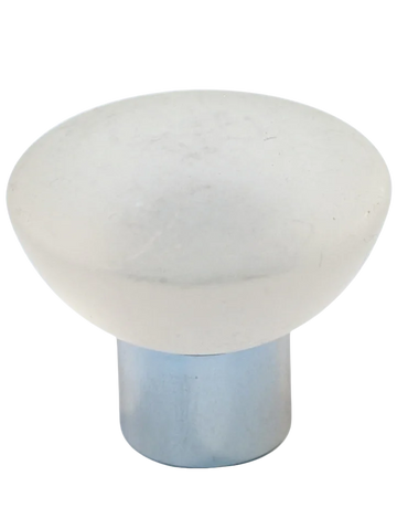 Athens Clear Polyester with Solid Brass Knobs 113-CM006-PB