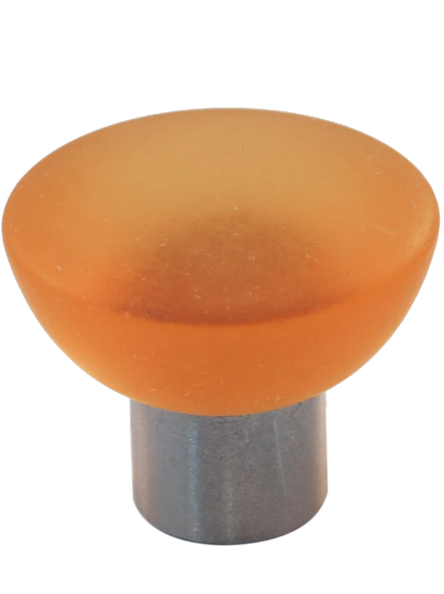 Athens Amber Polyester with Solid Brass Knobs 113-CM011-PB