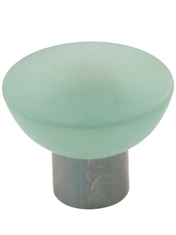 Athens Light Green Polyester with Solid Brass Knobs 113-CM019-PB