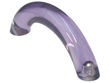 Orchid Clear Curved Pull