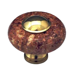 Red Marble Cabinet Knob