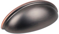 Builder's Choice 3'' c.c. Cup Pull Oil Rubbed Bronze with Highlights 03652-OBH