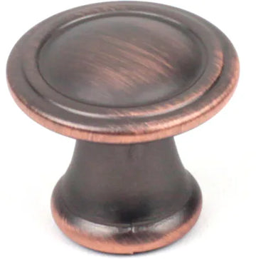 Builder's Choice 1-3/16'' Knob Oil Rubbed Bronze with Highlights 05110-OBH