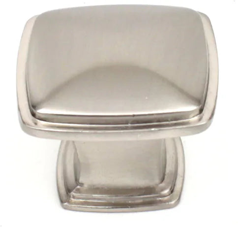 Builder's Choice 1-1/4'' Square Knob Satin Nickel 05253-15