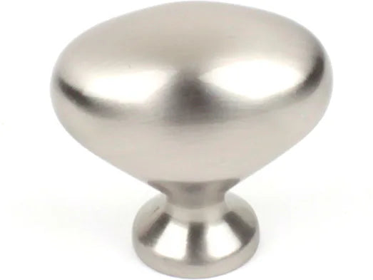 Builder's Choice 1-3/8'' Oval Knob Satin Nickel 06102-15