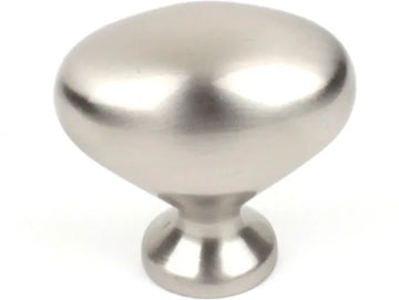 Builder's Choice 1-3/8'' Oval Knob Satin Nickel 06102-15