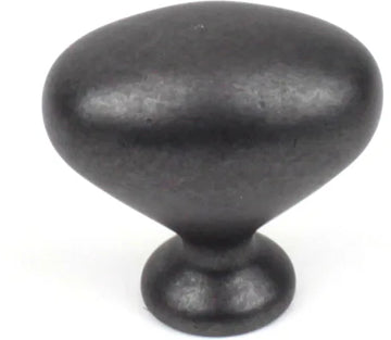 Builder's Choice 1-3/8'' Oval Knob Gun Metal 06102-GM