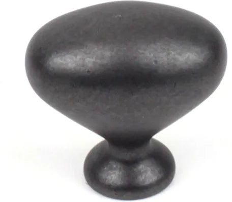 Builder's Choice 1-3/8'' Oval Knob Gun Metal 06102-GM