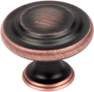 Builder's Choice 1-1/4'' Knob Oil Rubbed Bronze with Highlights 07015-OBH
