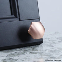 Modern Geo 1-3/8'' x 1-9/16'' Hexagon Knob