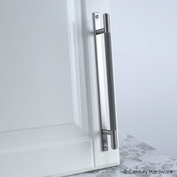 Diamond Knurling 6-5/16'' (160mm) cc Knurled Pull with Backplate