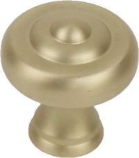 Glamour/Yukon 1-1/2 inch Satin Brass Cabinet Knob 18128-4