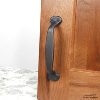 Yukon 4 in. Weathered Bronze/Copper Pull 18137-WZC