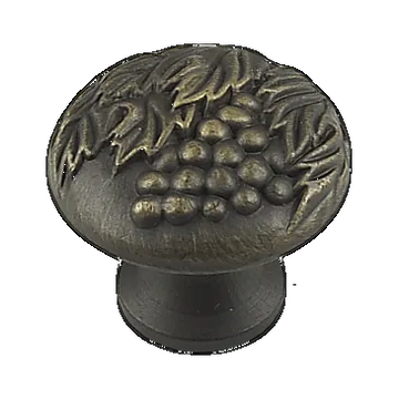 Solid Brass Knob, 1-3/8-Inch Diameter, 19427