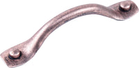 Raw Authentic 128mm cc Pull, Aged Matte Red Copper in Natural Britannium 20068-MAC