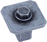 Raw Authentic 11/16'' (27mm) Square Knob