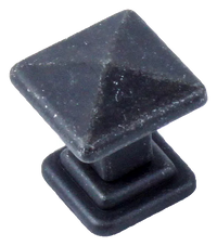 20227-BS-Zinc-Die-cast-knob-35mm-in-Matte-Black-Steel