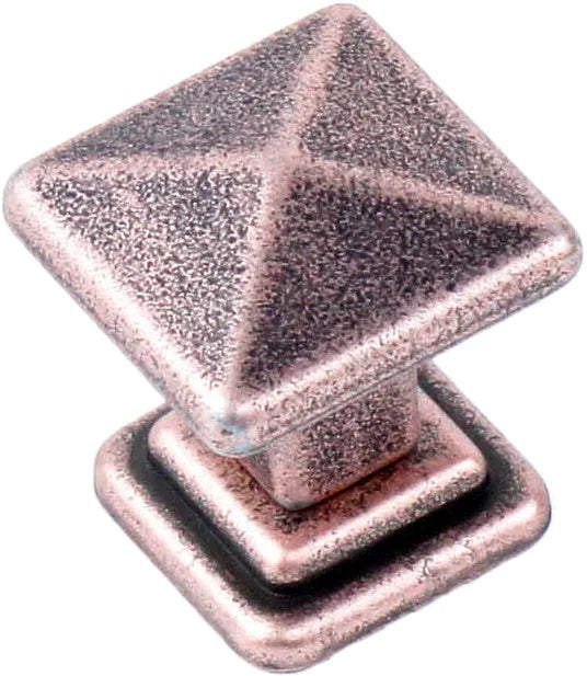 Raw Authentic 35mm Knob, Aged Matte Red Copper in Iron 20227-MAC
