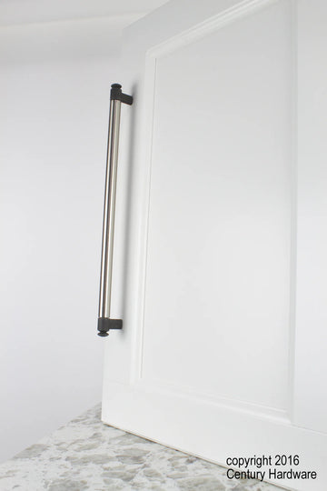 320mm c.c. Pull, Matte Black Steel 21839F-15BS
