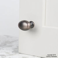 Glacier 1-3/8'' Diameter Oval Knob