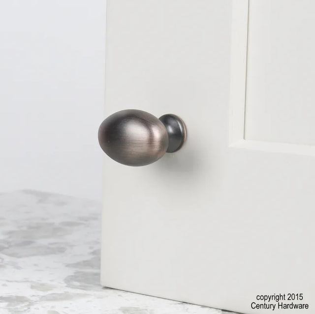 Glacier 1-3/8'' Diameter Oval Knob