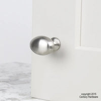 Glacier 1-3/8'' Diameter Oval Knob