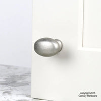 Glacier 1-3/8'' Diameter Oval Knob
