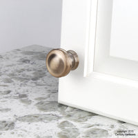 Belvedere 1-3/8in. Champagne Gold Knob 29407-CG