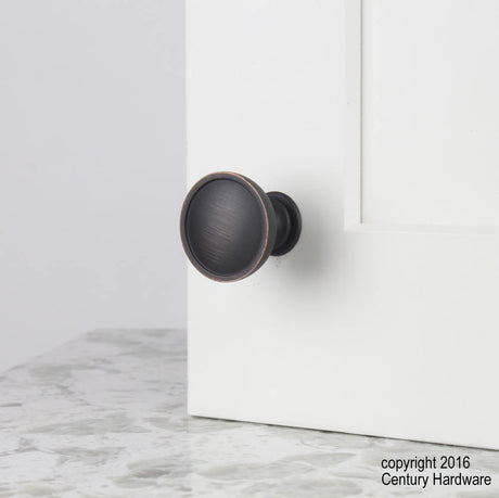 Zinc die cast Knob, 1-3/8" dia.   29427-RZC